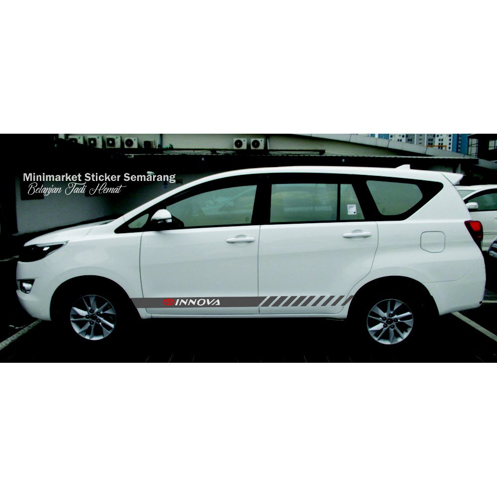 Sticker Stiker Stripe List Mobil Innova Cutting Sticker Toyota