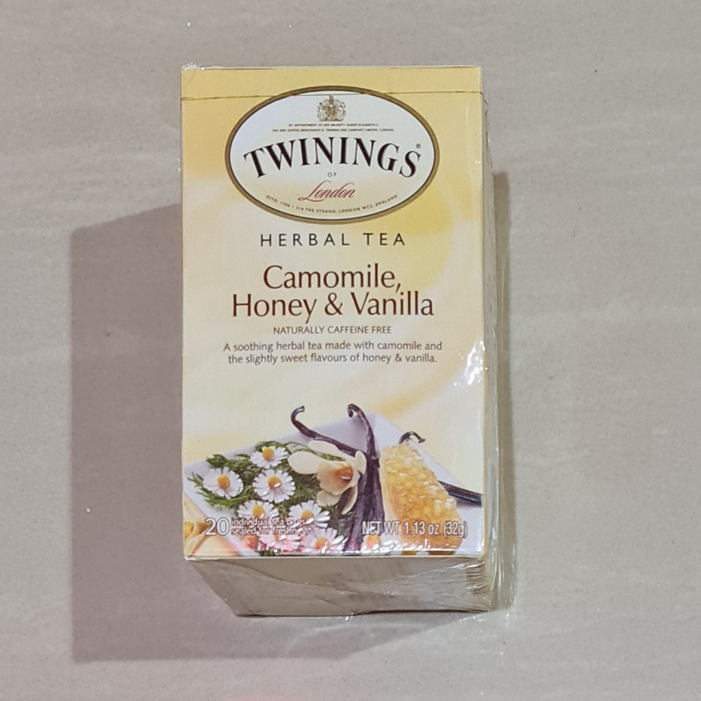 Teh Twinings Herbal Tea Camomile, Honey &amp; Vanilla 20 x 1.6 Gram