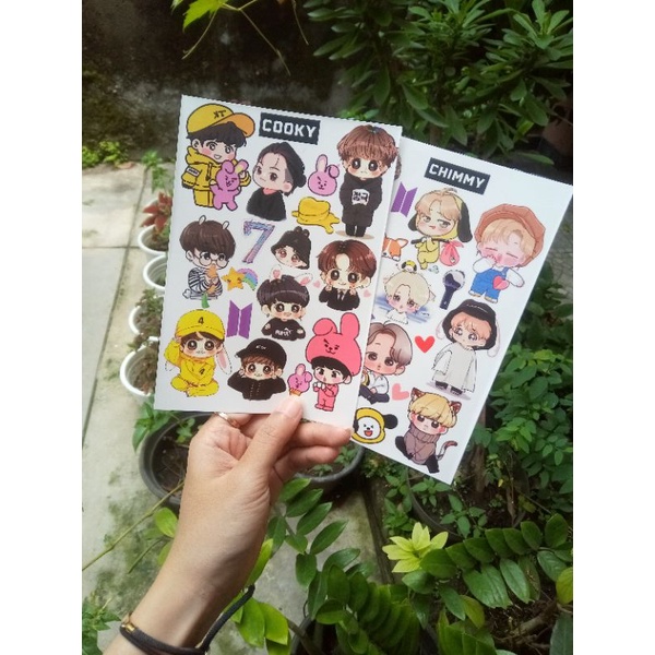 STICKER BT21//BTS NCT DREAM CHIBI UNCUT // CUTTING MURAH
