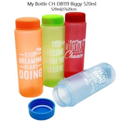 ^ KYRA ^ Botol Minum My Bottle Merek Biggy - Bahan Plastik Lunak - BPA FREE