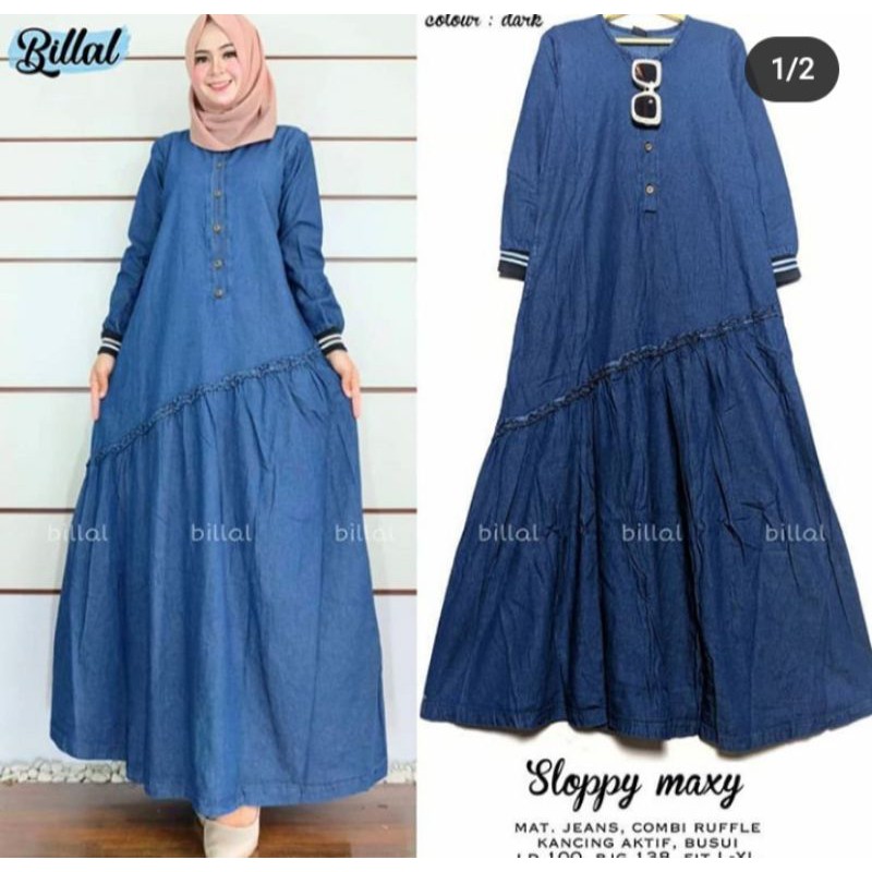 GAMIS JEANS KRIWIL/GAMIS JEANS TERBARU/GAMIS JEANS SIMPLE/GAMIS KEREN/GAMIS JEANS TERMURAH