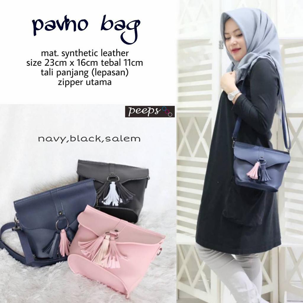 TAS WANITA SLING BAG SYNTHETIC LEATHER PAVHO BY PEEPS