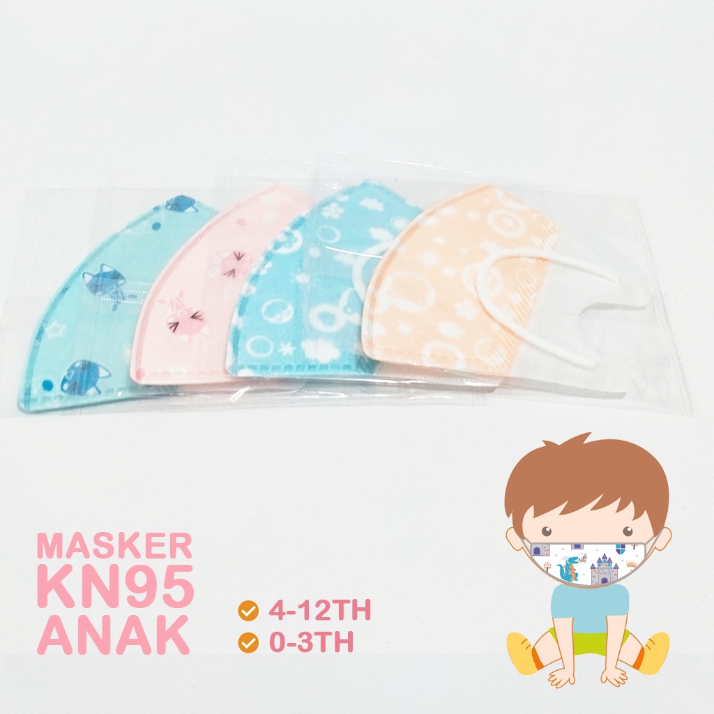 Masker Anak KN95 Duckbill isi 10pcs/box Masker KN95 Anak Mask KN95 Kids Masker Duckbill Masker KN 95