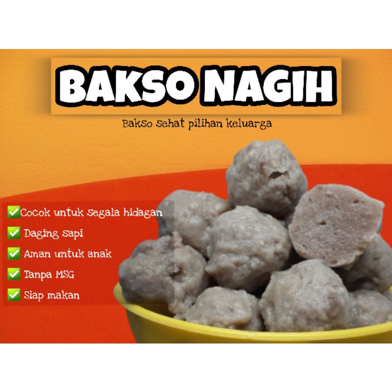 

Bakso Sehat Nagih Tanpa MSG