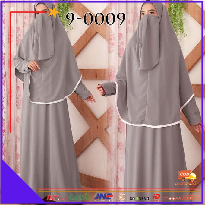 ❤BISA COD❤ -Terbaru Baju Gamis Syari Syar I Syar’I Cadar Set Baju Gamis Wanita