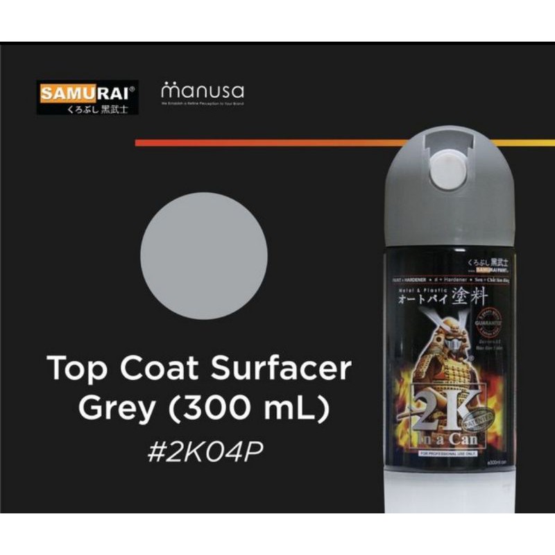 samurai paint 2k04P epoxy surfacer 2k04 cat dasar