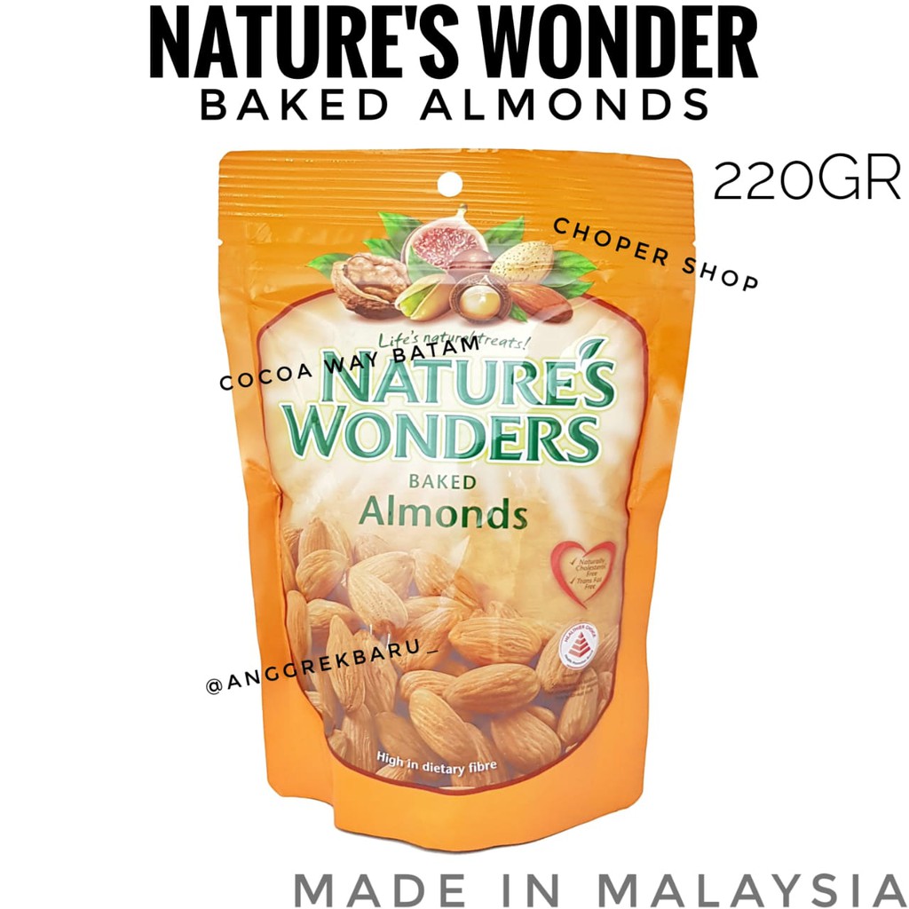 

Nature’s Wonder Baked Almonds 220gr