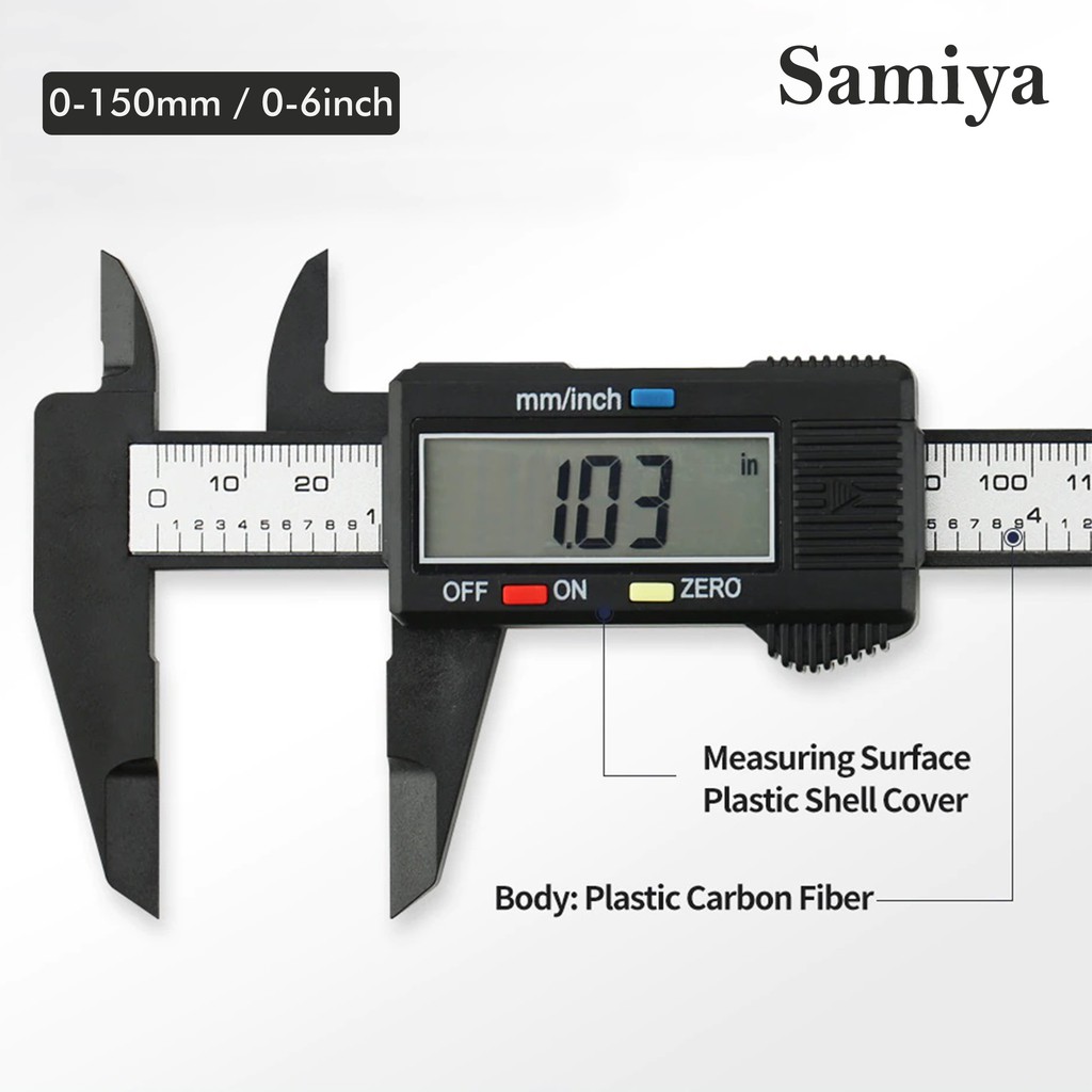 jangka sorong digital / digital vernier caliper with lcd screen / penggaris digital