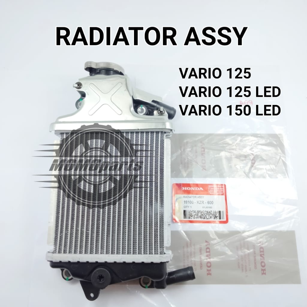 ORIGINAL RADIATOR COOLANT ASSY MOTOR HONDA VARIO 125 TECHNO VARIO 125 LED VARIO 150 LED FI INJEKSI K