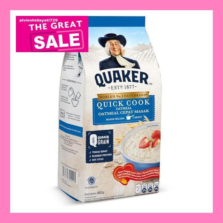 

Al04Nind Quaker Oat / Oats / Oatmeal 800 Gr Indvvl03