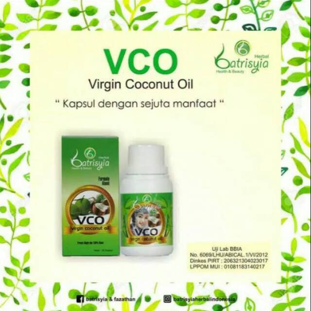 

Virgin coconut oil (VCO) kapsul