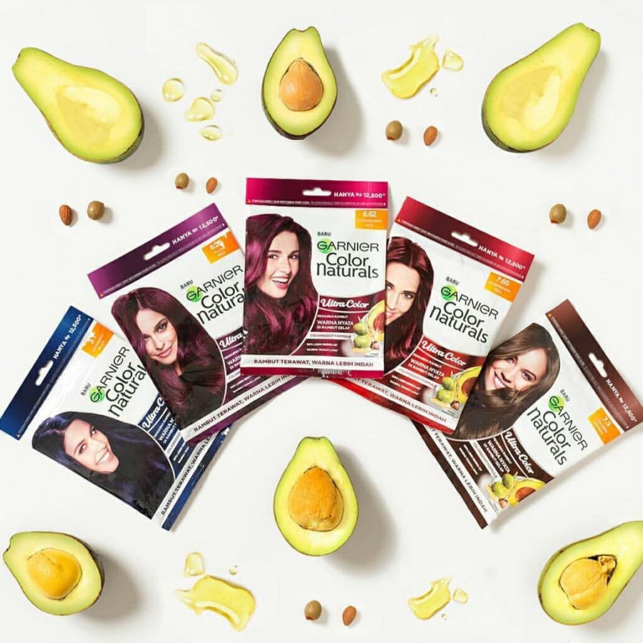 Garnier Hair Colour | Pewarna Rambut Garnier Sachet | Midnight Blue | Golden Brown