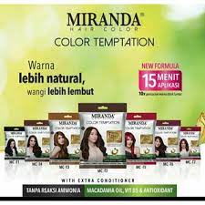 Miranda Hair Color Temptation (Pewarna Rambut Sachet) (VCI)