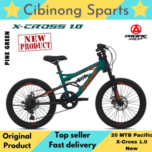Unik Sepeda 20 MTB Pacific X-Cross Suspension Double Limited