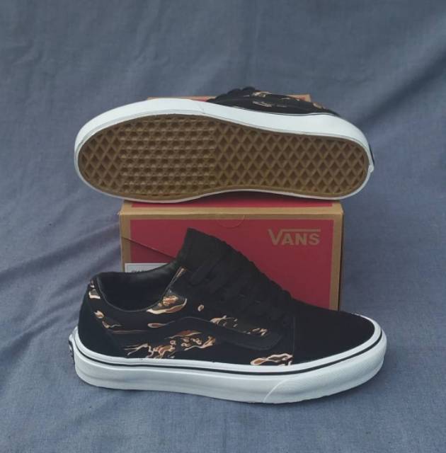 Vans Oldskool Suede Tiger Camo Black