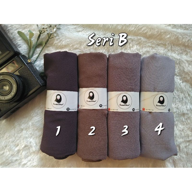 Pashmina Heavy Chiffon Premium / Pashmina malaysian shawl / Pashmina warna nude