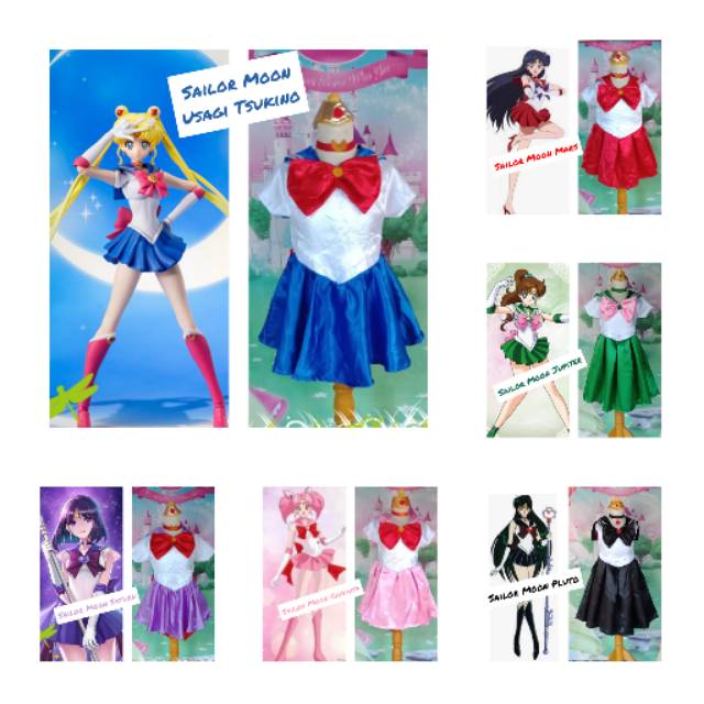 Kostum Sailor Moon/Cosplay Sailor Moon