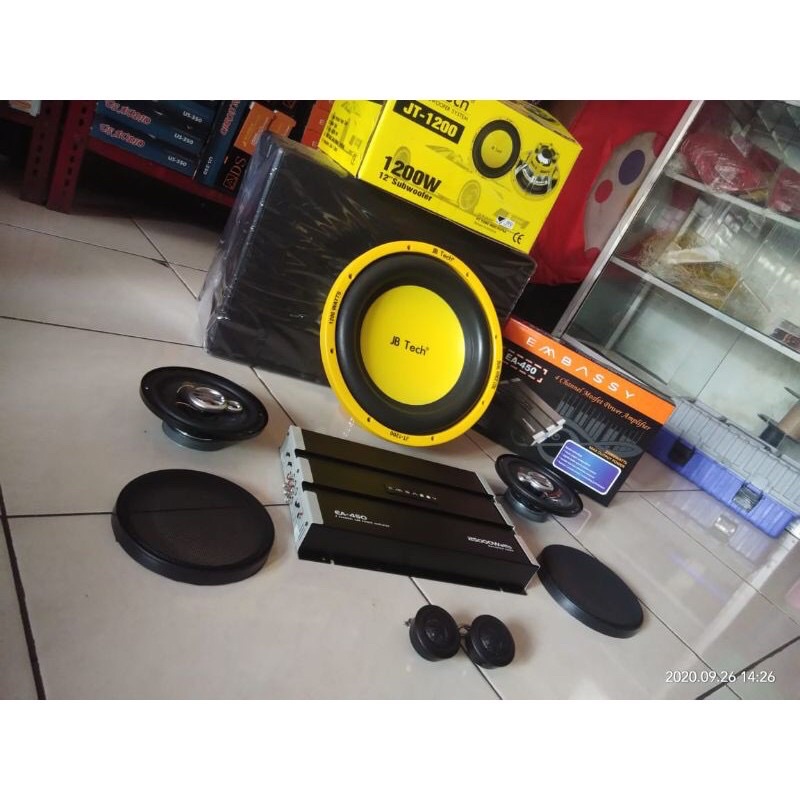 Fullset Audio siap pasang JB TECH