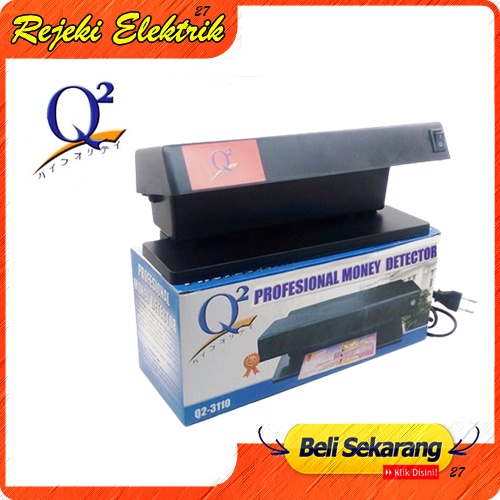 Q2-3110 Money Detector - Alat Deteksi Tes Uang Palsu - Alat Cek uang