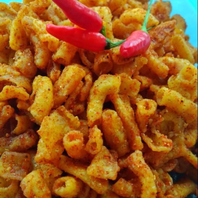 

[MiLyChips]Makaroni Jontor peda hot,bantat/makanan ringan/cemilan enak dan murah