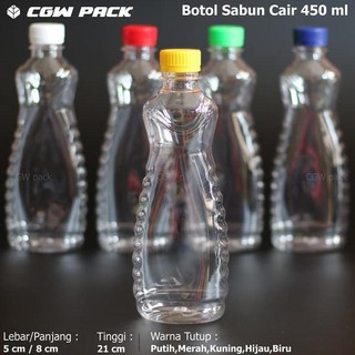  BOTOL  PLASTIK  SABUN  450 ML BOTOL  SUNLIGHT BOTOL  SABUN  