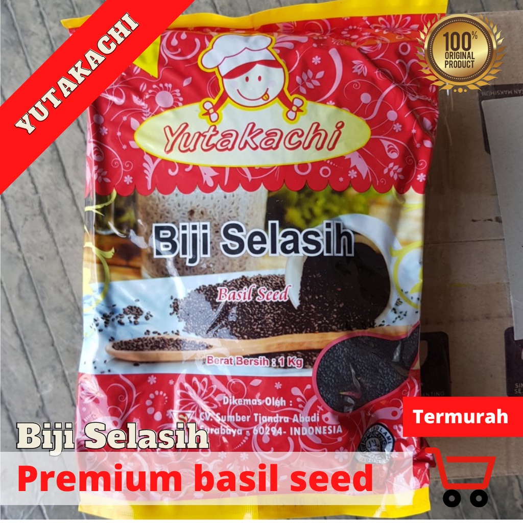 Basil Seed / Biji Selasih Import per 1 Kg Premium Yutakachi