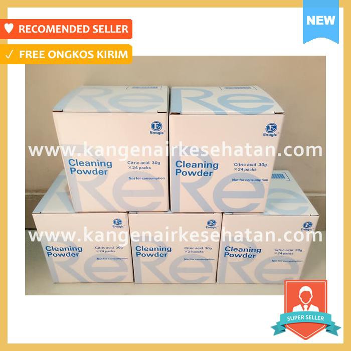 Cleaning powder enagic kangen water citric acid food grade per dus