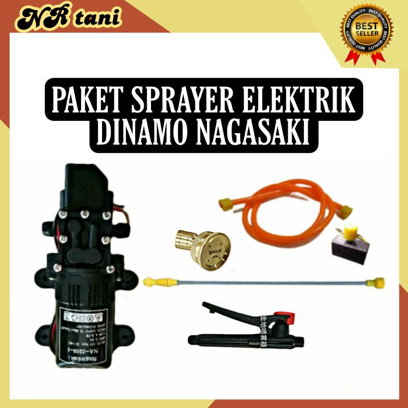 PAKET SPRAYER ELEKTRIK DINAMO NAGASAKI/ PAKET SPRAYER DINAMO LENGKAP/ PAKET SPRAYER ELEKTRIK STIK KU