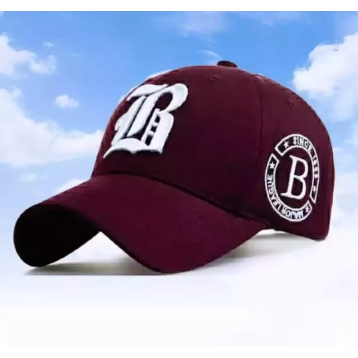 TOPI PRIA&amp;WANITA/TOPI baseball premium distro/Topi real pict%100 BORDIR LB