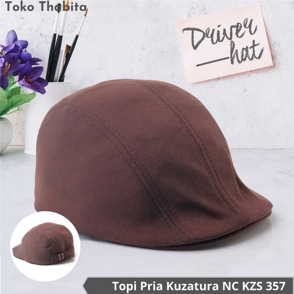 Flat Cap Hat Topi Kodok Newsboy Bahan Wool Patino Sidin Pria Dewasa Pet Pelukis Sutradara Topi Copet