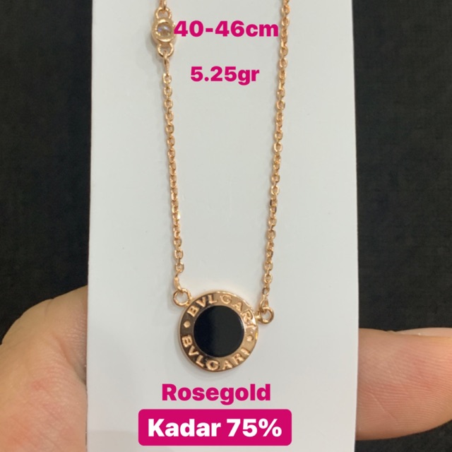 Kalung emas asli kadar 750 75% toko emas toko mas kado mas