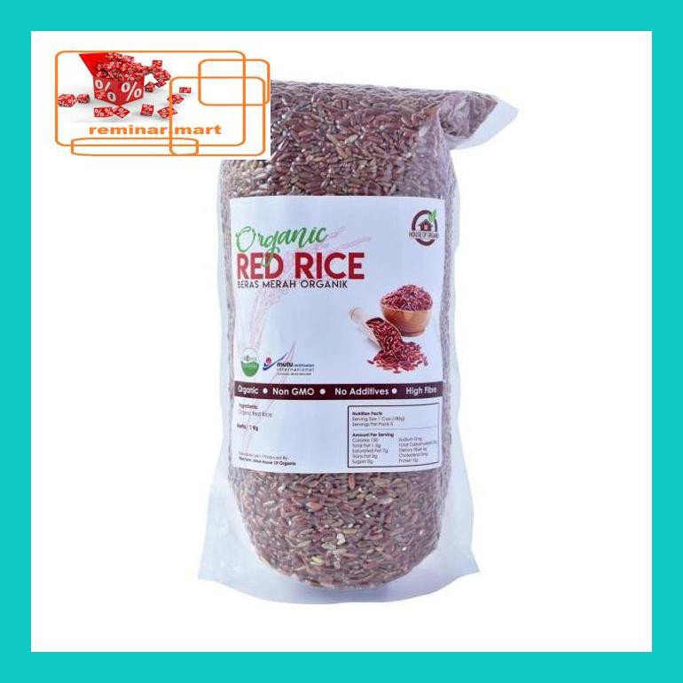 

S0Bers House Of Organix Organic Red Rice ( Beras Merah Organik ) Ric0S50B