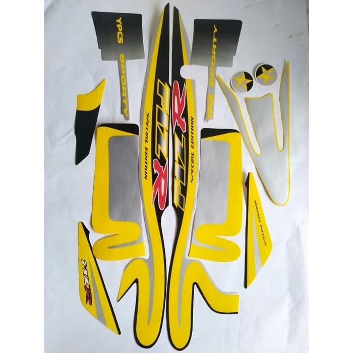 Striping stiker striping yamaha F1ZR 2000 hitam kuning
