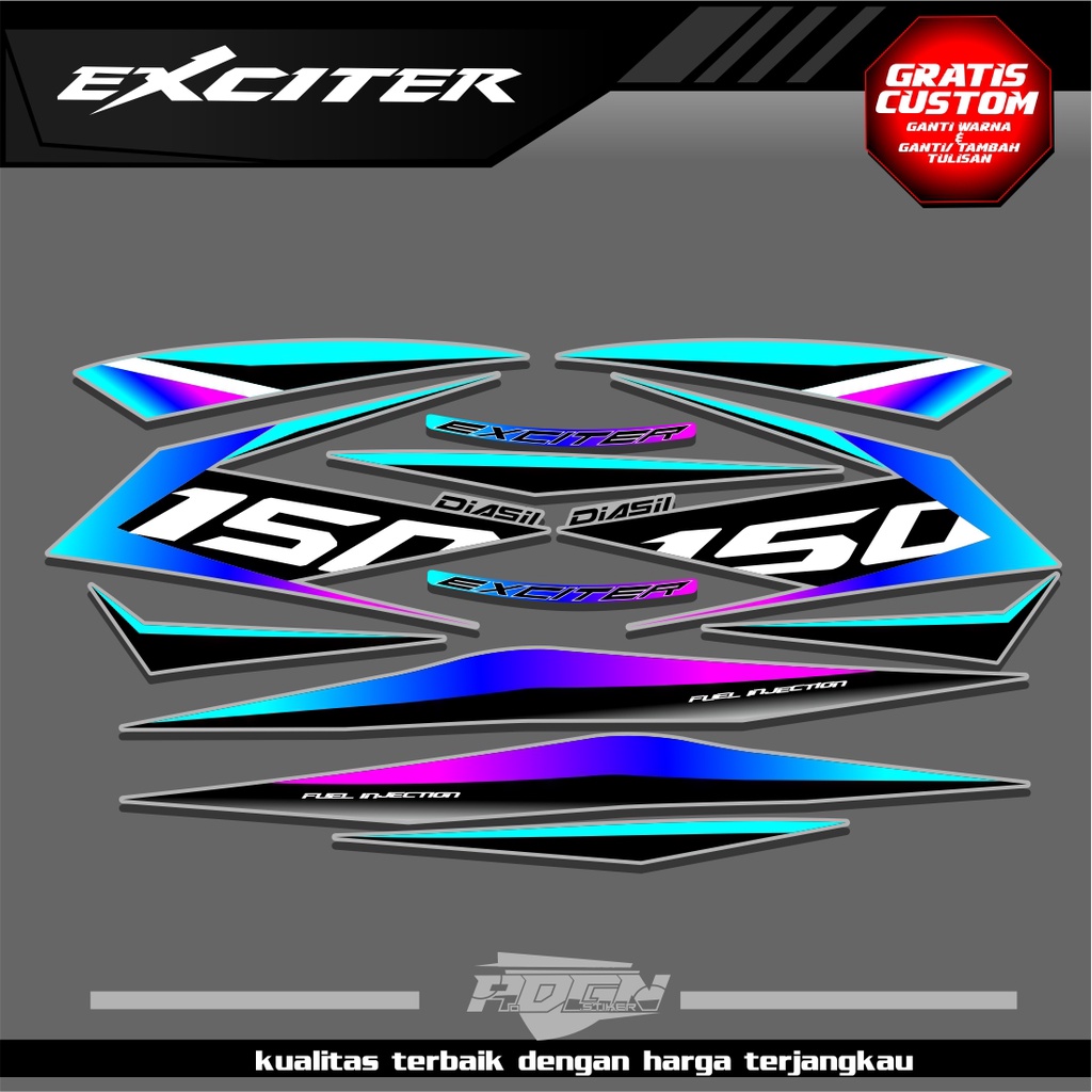 Striping Mx King 150 / y15zr / exciter gp se