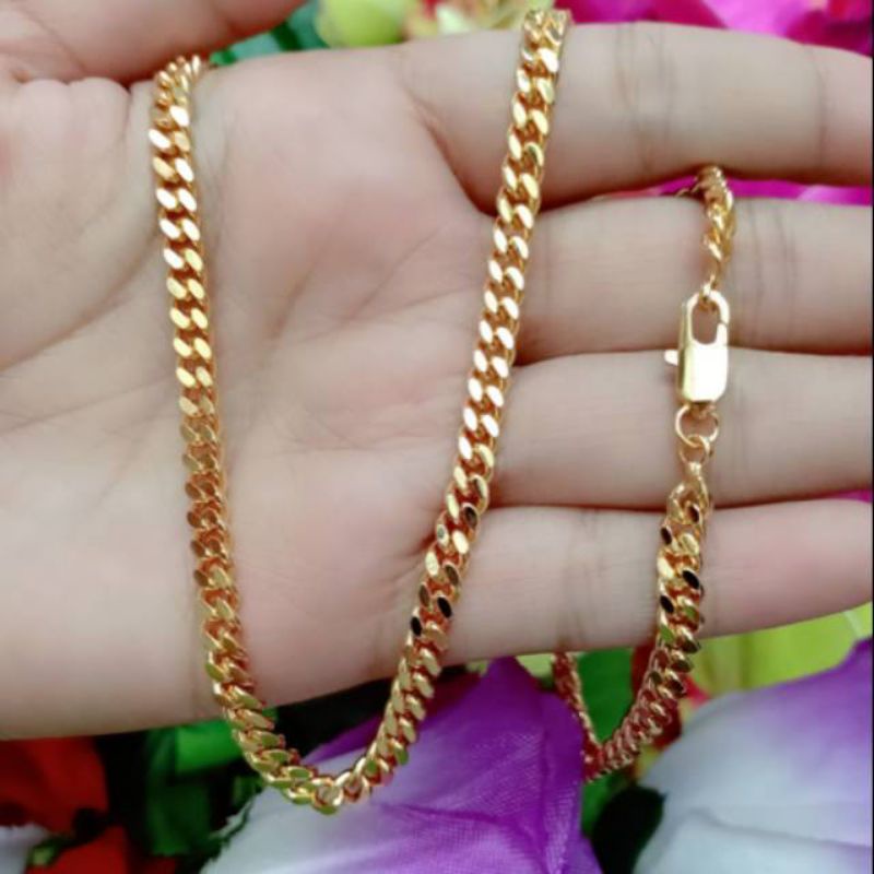 Xuping kalung rantai (lebar 4.3/3.7/3.0 mm)