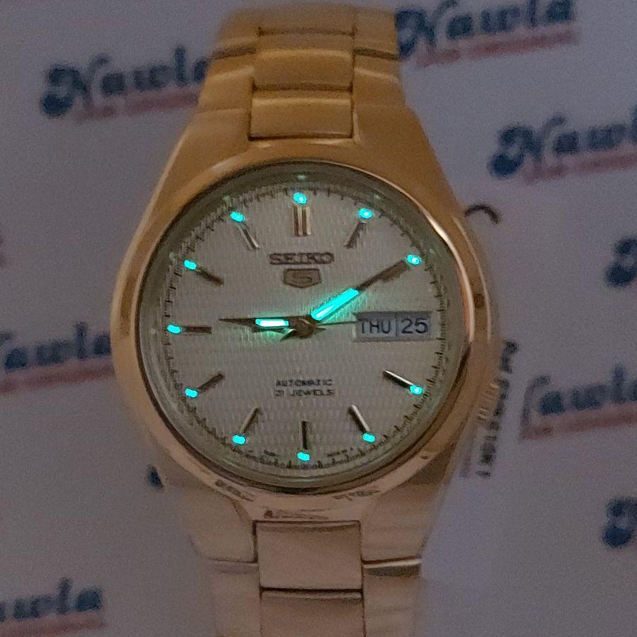 Seiko 5 SNK610K1 Automatic Gold IP - Jam Tangan Pria SNK610