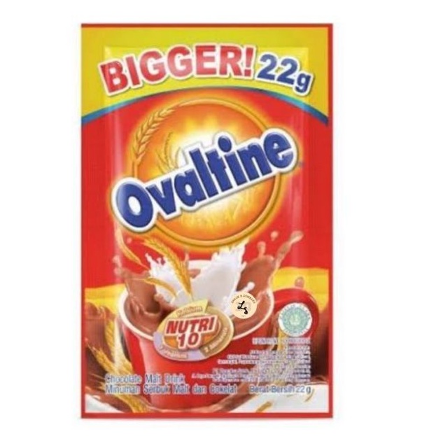 

Ovaltine Minuman Bubuk Cokelat Ecer Satuan 22gr