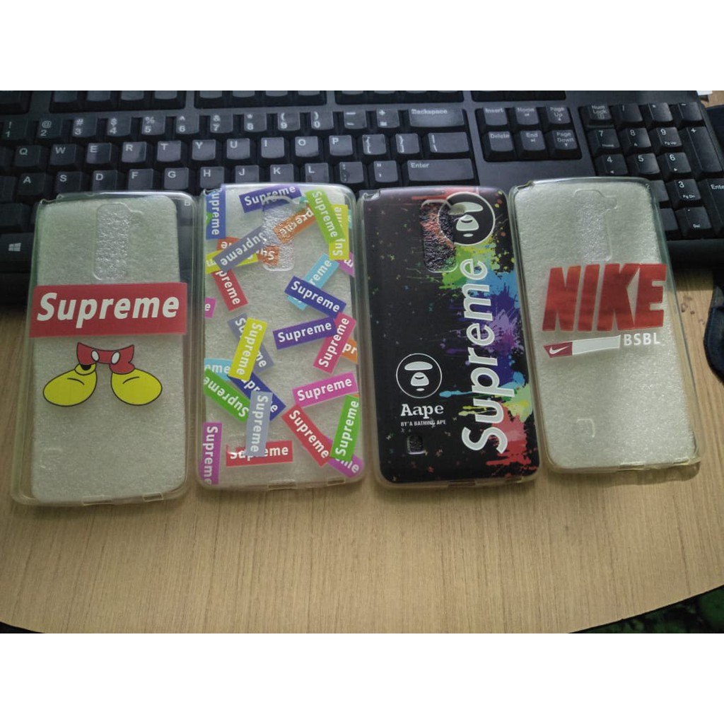Case LG Stylus 2 jellycase ultrathin softcase motif gambar