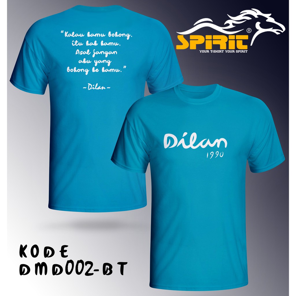 Dmd002 Baju Kaos Kartun Kata Kata Dilan Shopee Indonesia