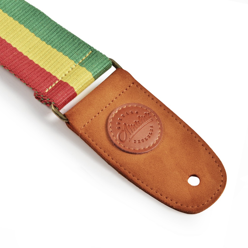 Amumu CO02W-RG Strap Gitar motif Jamaica Rasta Reggae