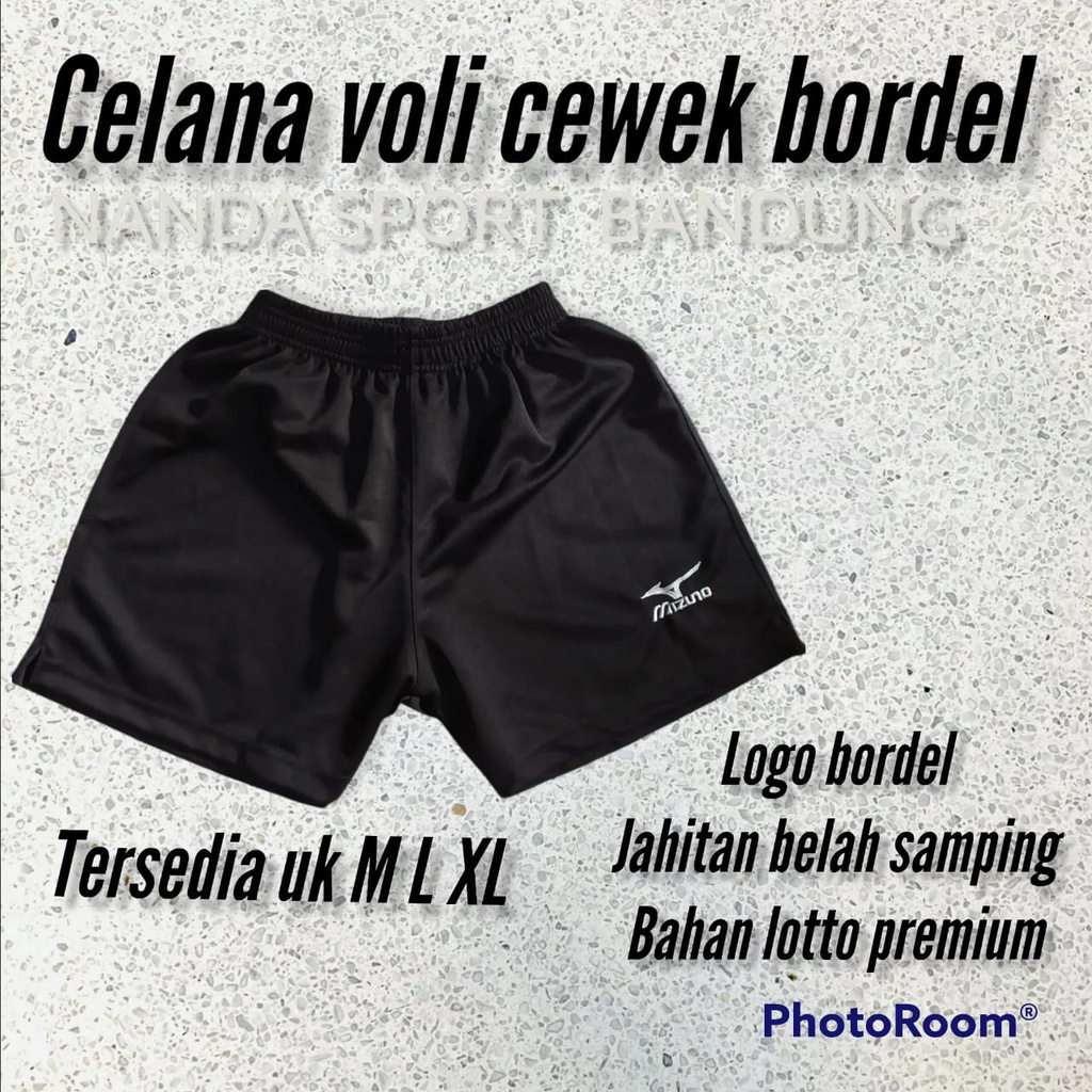 Celana kolor voli volly polos cewek cowok single bordel