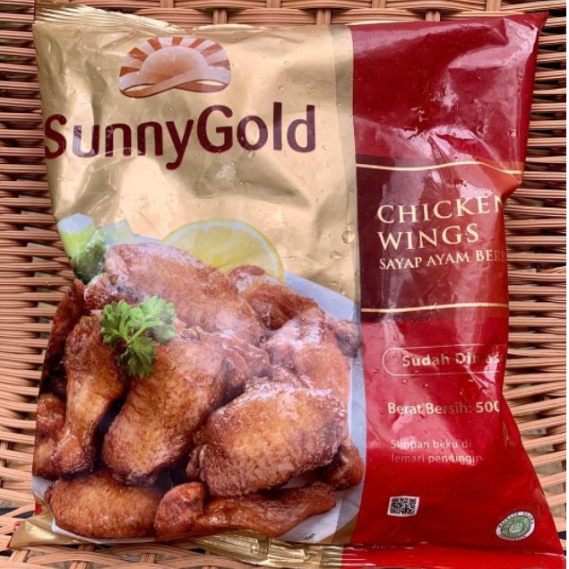 

Sayap Ayam Sunny Gold Chicken Wing 500Gram