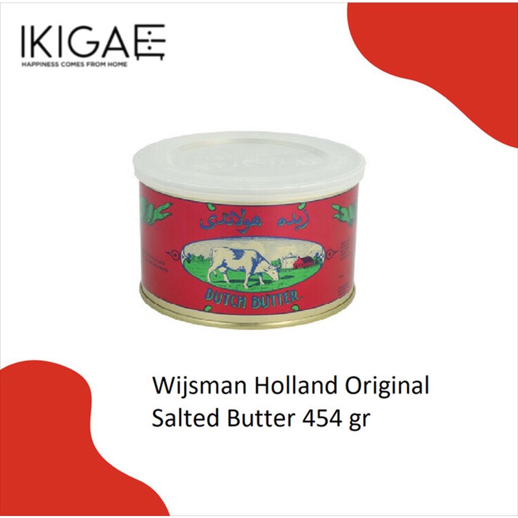 WIJSMAN / WISMAN SALTED BUTTER PREMIUM ORIGINAL 454 GR