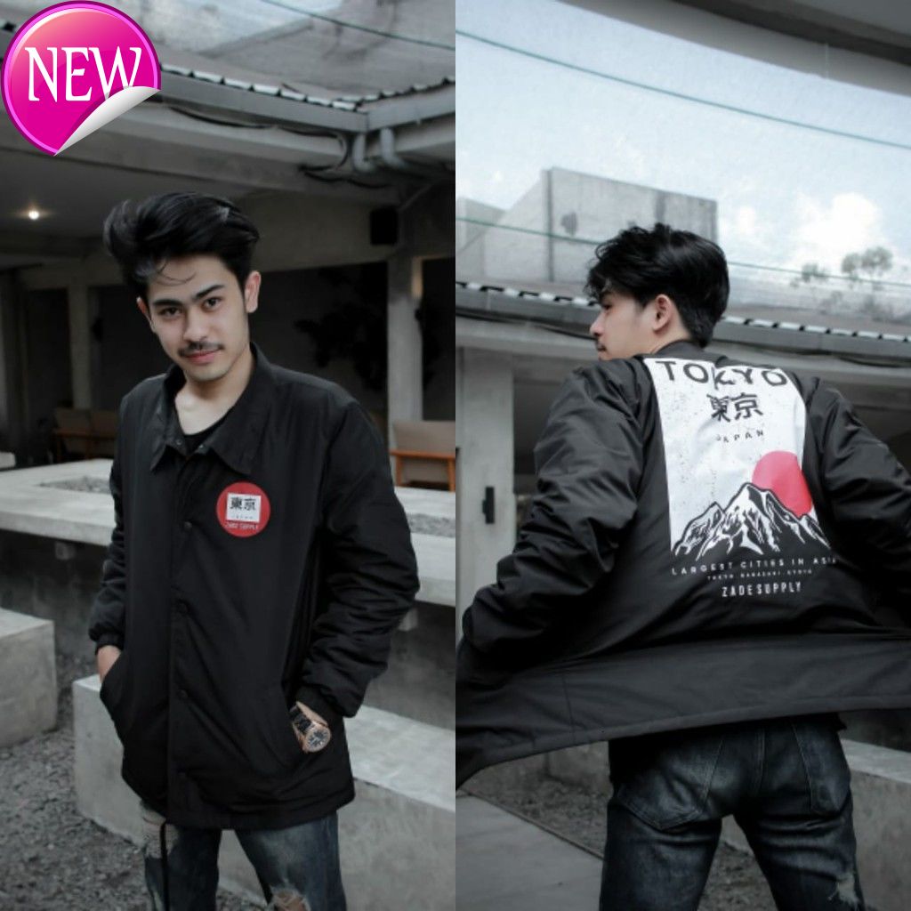 JAKET COACH - JAKET PRIA - JAKET WINDBREAKER - JAKET CASUAL PRIA - JAKET COACH SALVIO HEXIA - JAKET