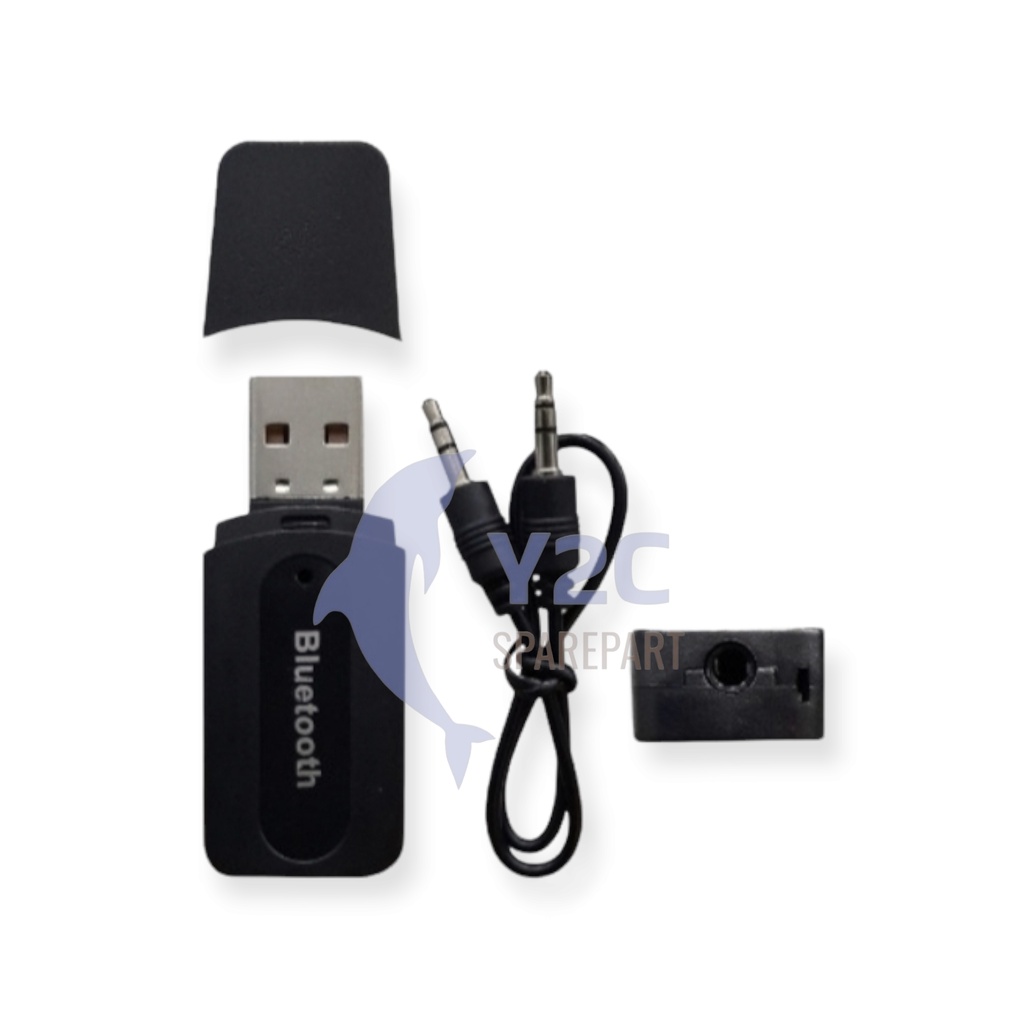 USB BLUETOOTH RECEIVER 3.5MM AUDIO MUSIK KE SPEAKER / JACK BLUTUT