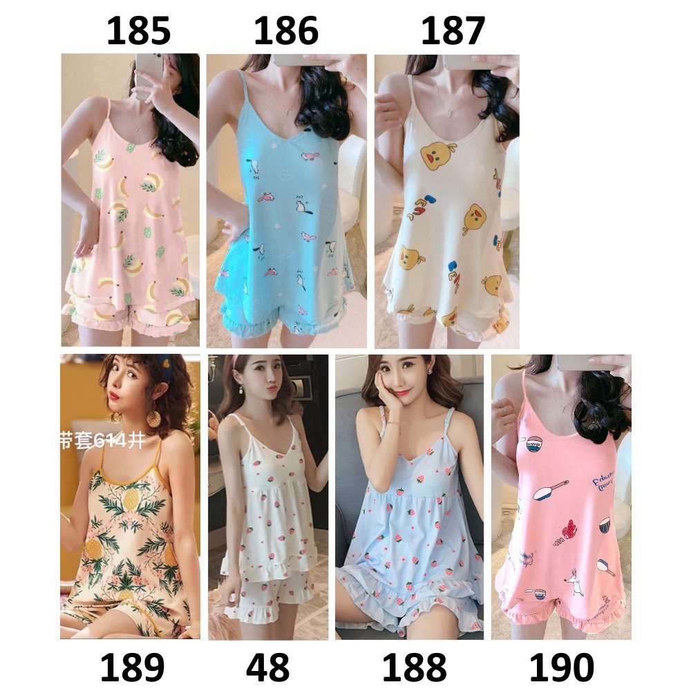 Baju Tidur Wanita Tanktop - Baju Tidur Tanktop - Baju Tidur Cewek