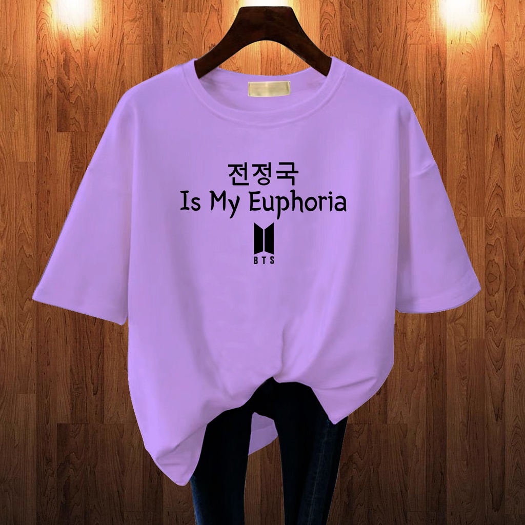 CALVIERO SHOP - BAJU KAOS ATASAN WANITA PRINT EUPHORIA PRINT