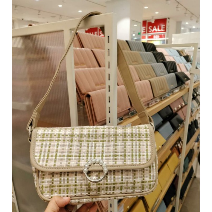 Miniso Women's Crossbody Shoulder Bag with Flap