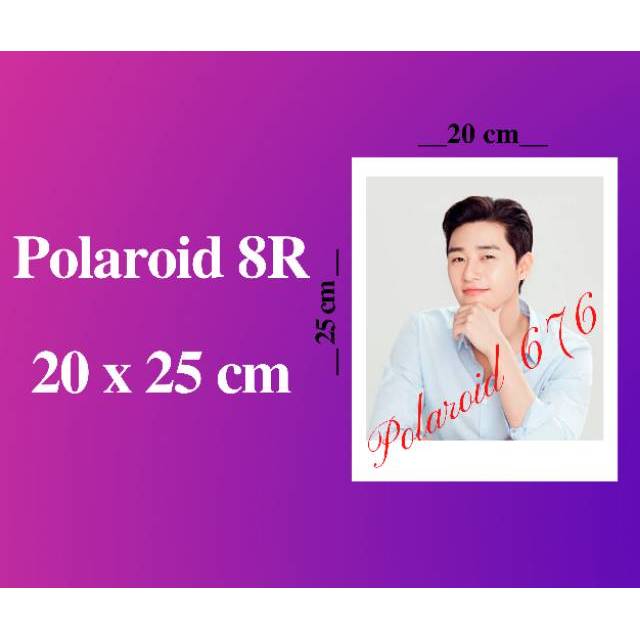

Polaroid 8R, 2 lembar