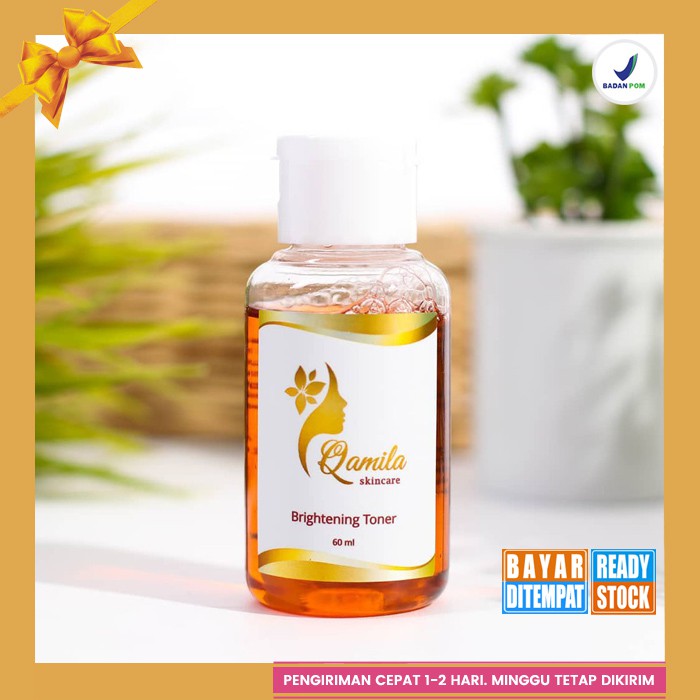 Qamila Skincare Brightening Toner Pencerah Wajah Halal 100% Aman Resmi BPOM